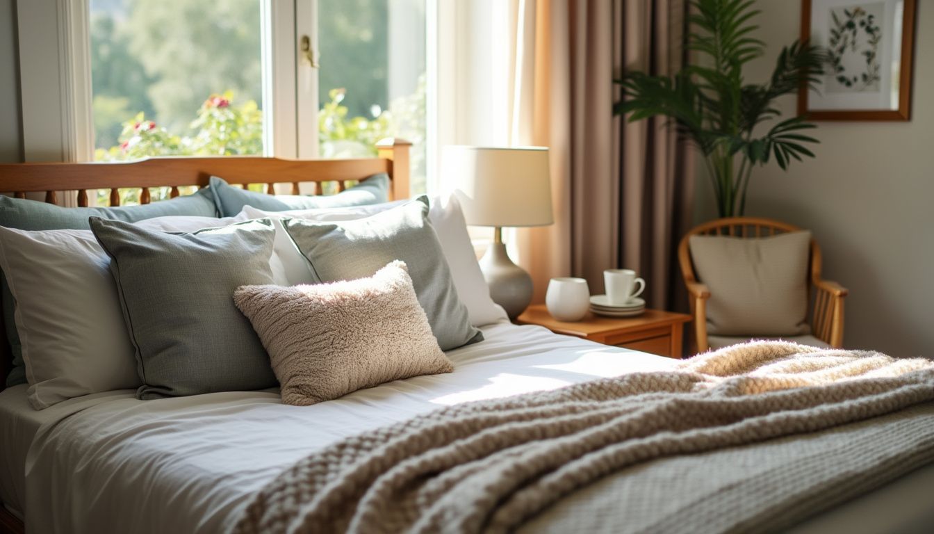 How to create a comfortable bedroom for a caregiver?