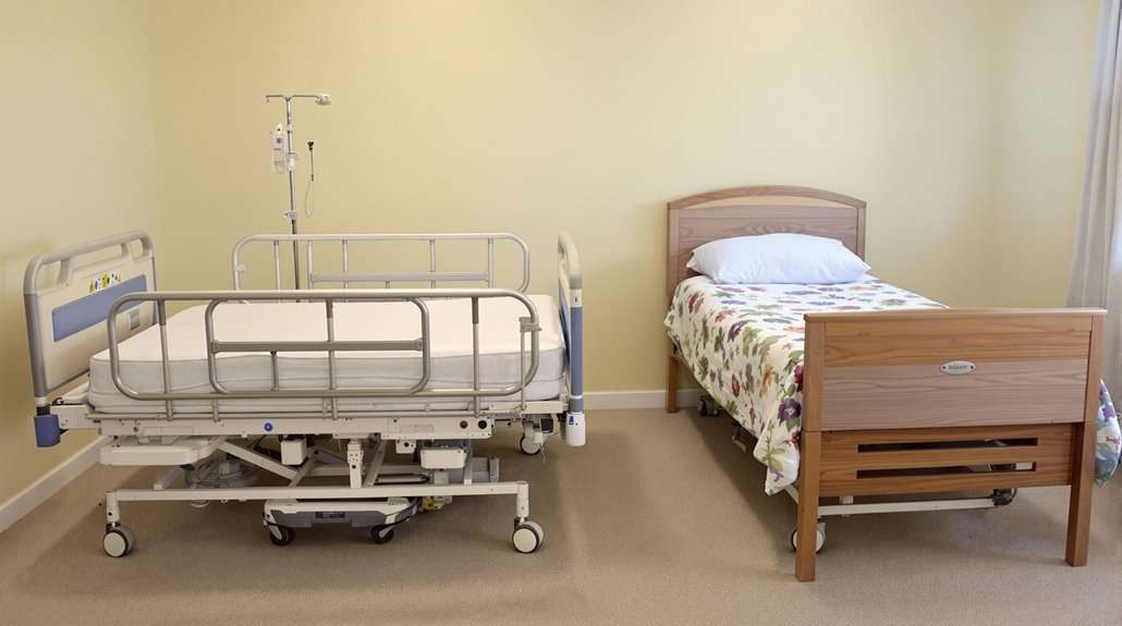 hospital bed versus elderly bed
