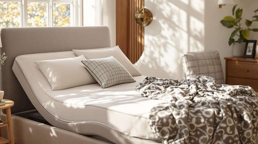 senior bed alleviates back pain